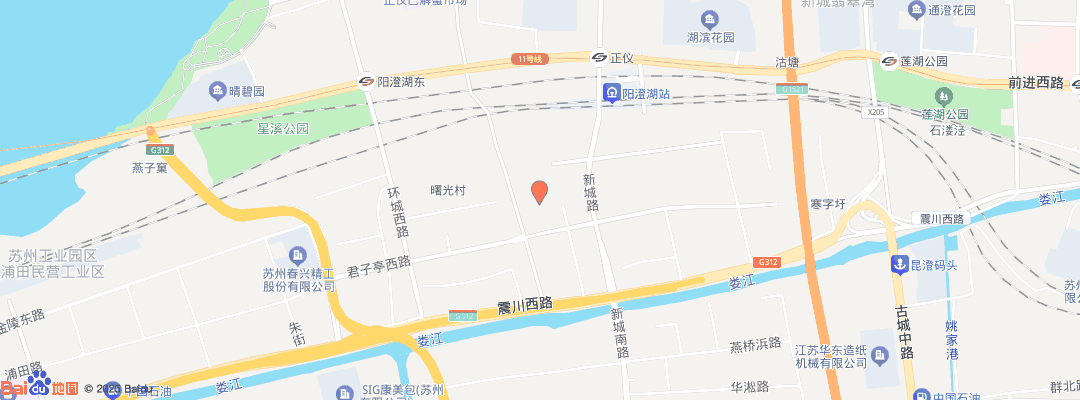 Baidu Map - MachModel location at Zhengyi Old Street, Bacheng Town, Kunshan, Jiangsu, China